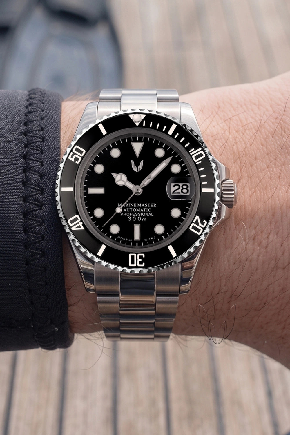 Image of Submariner negro personalizado