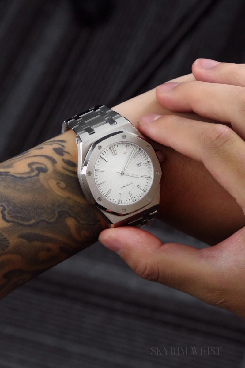 Mod Royal Oak White Watch