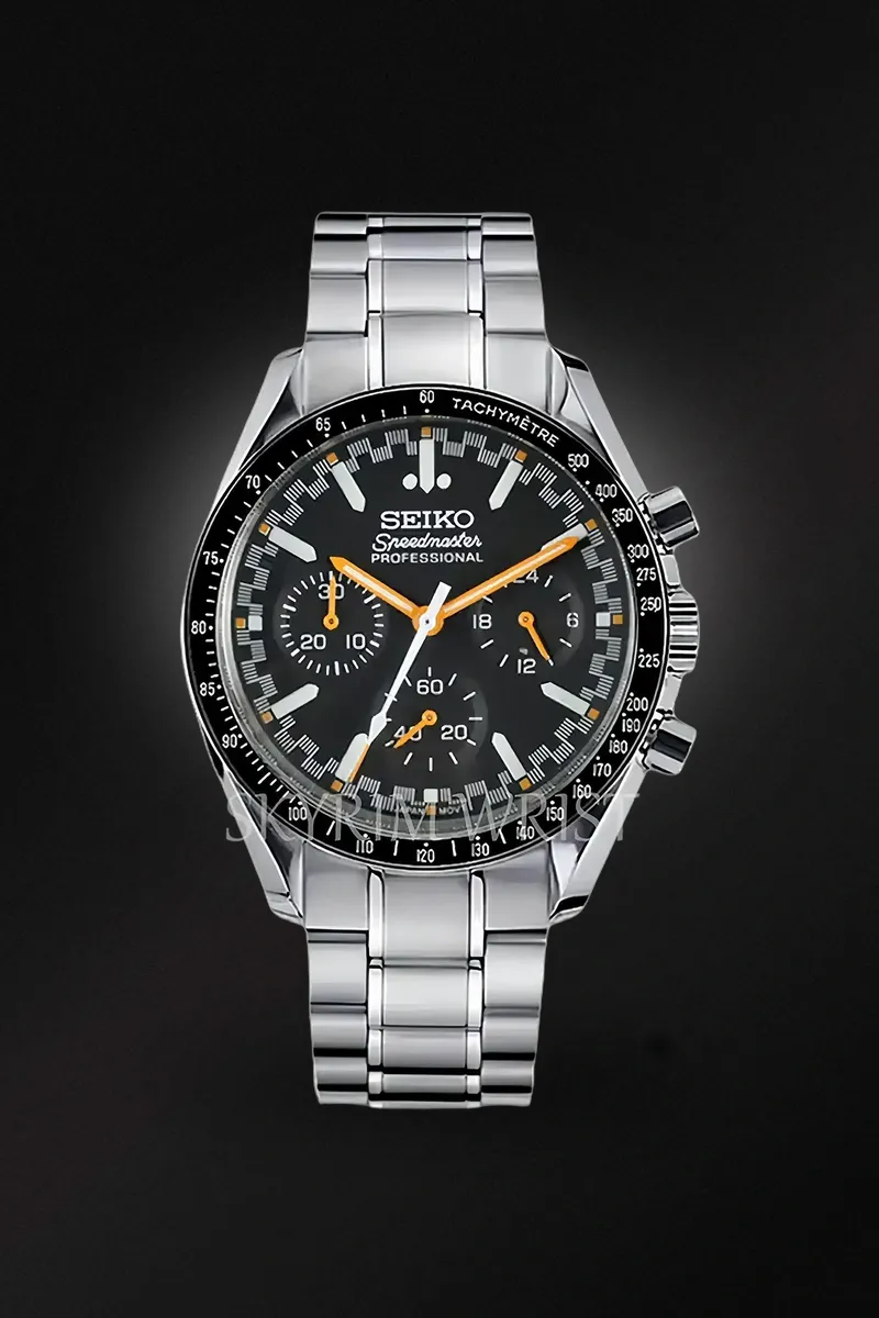 【本日特別特価】SEIKO SPEEDMASTER セイコー　スピードマスター Seiko Mod Speedmaster Midnight Circuit - SKYRIM WRIST