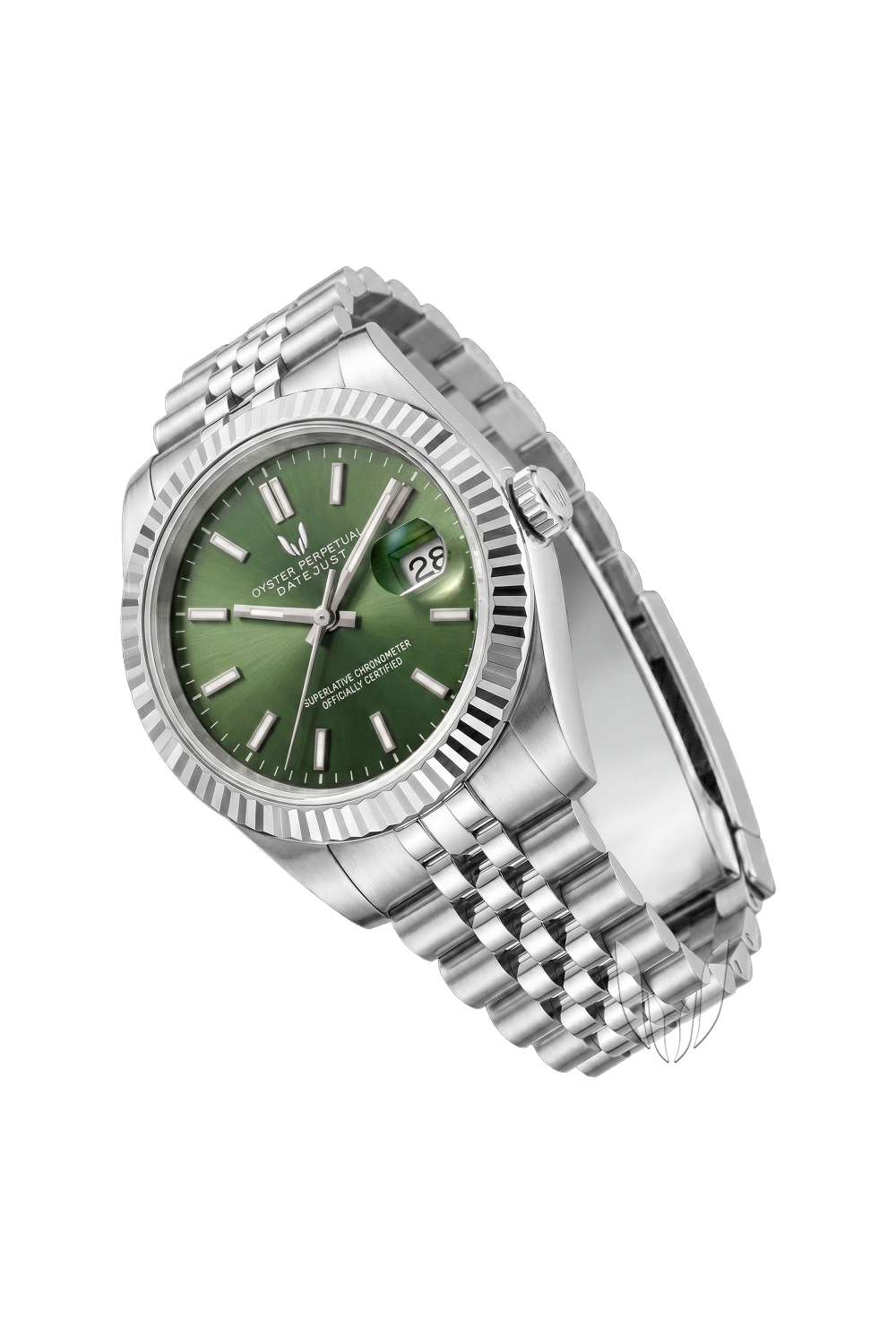 Image of Custom Datejust Green - SKYRIM WRIST 