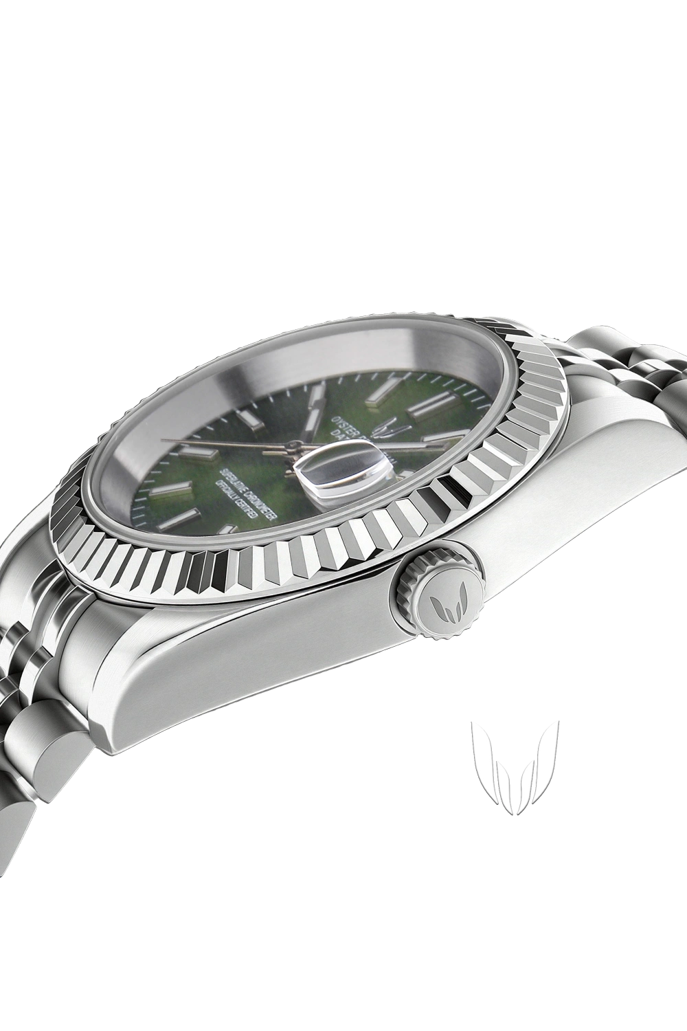 Image of Custom Datejust Green - SKYRIM WRIST 