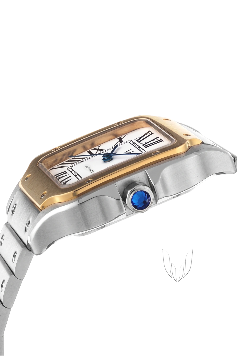 Image of Custom Santos Two -Tone White - SKYRIM WRIST 