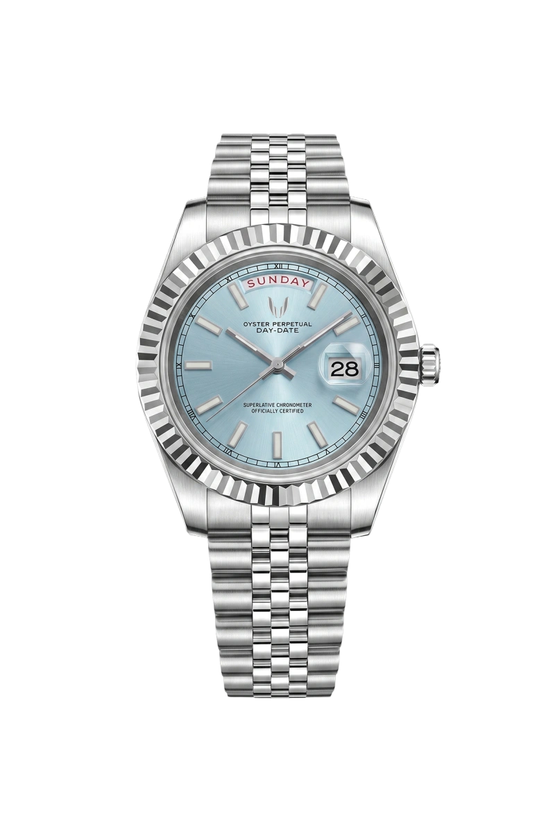 Image of Custom Day-Date Sky Blue - SKYRIM WRIST 