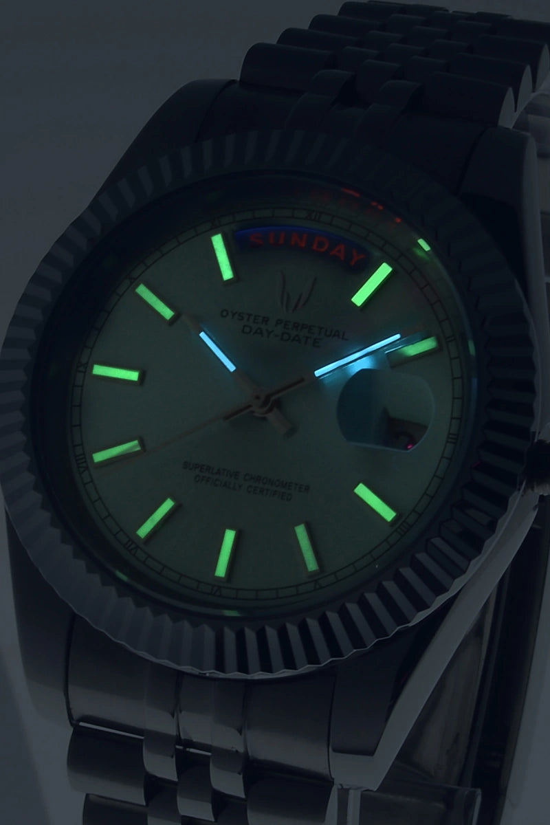 Image of Custom Day-Date Sky Blue - SKYRIM WRIST 