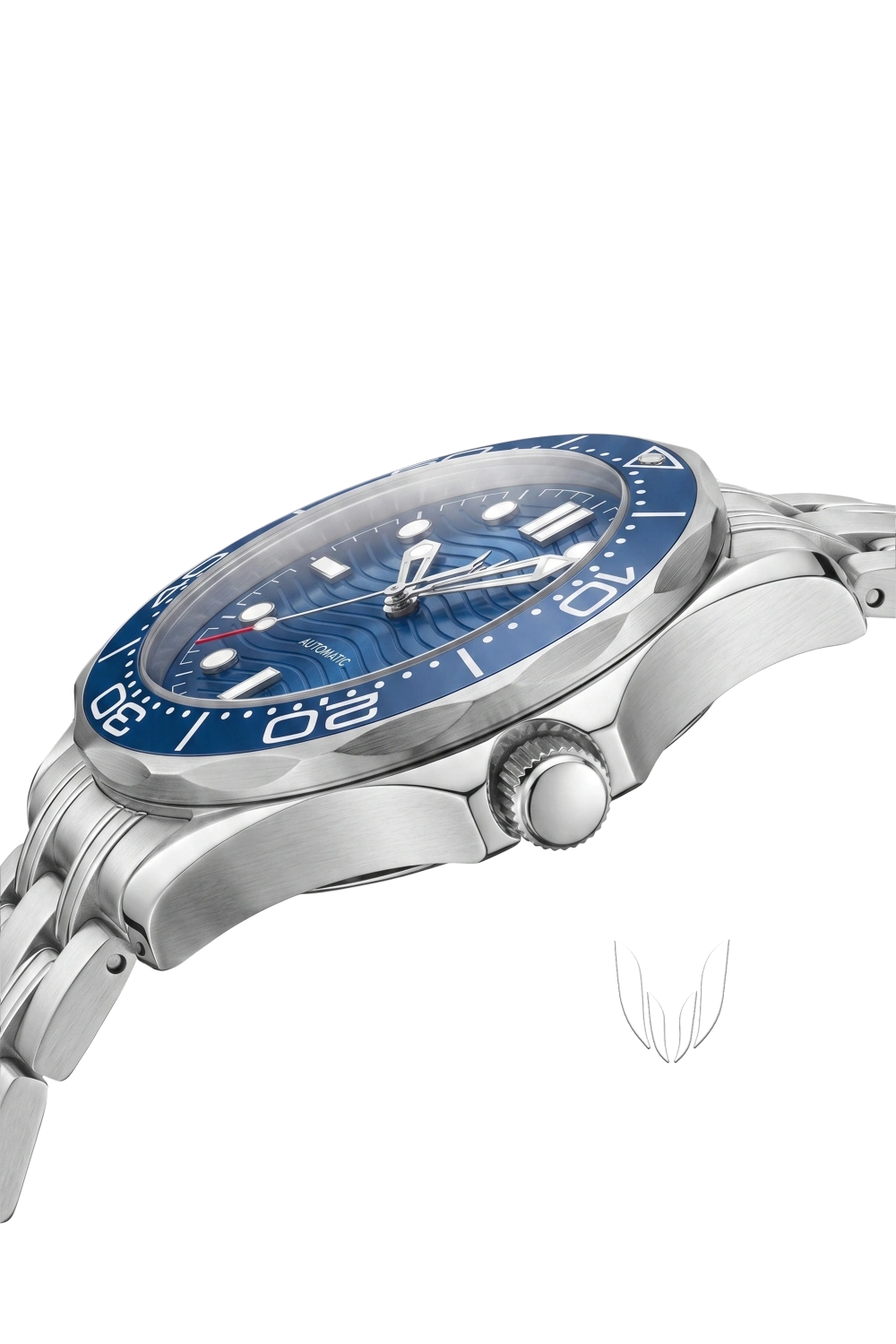 Image of Custom Seamaster Silver Blue - SKYRIM WRIST 