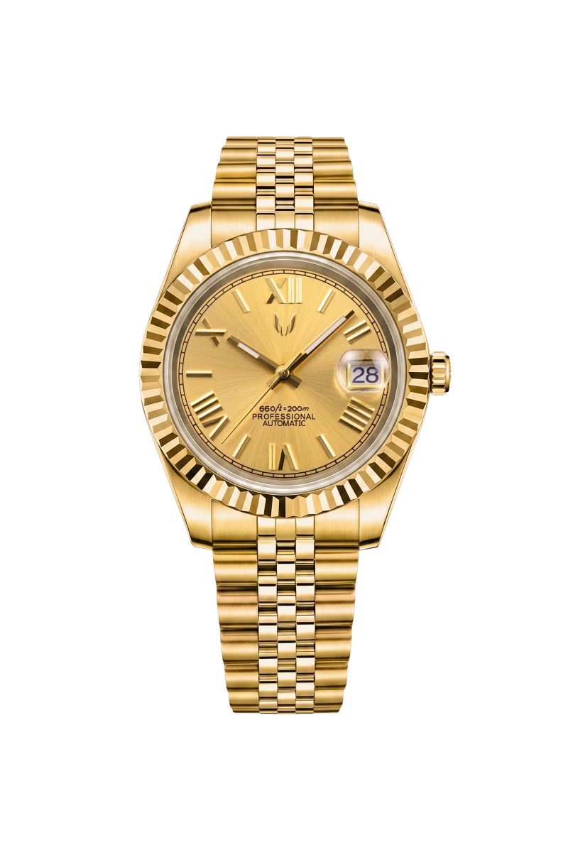 Image of Custom Datejust Gold Roman - SKYRIM WRIST 