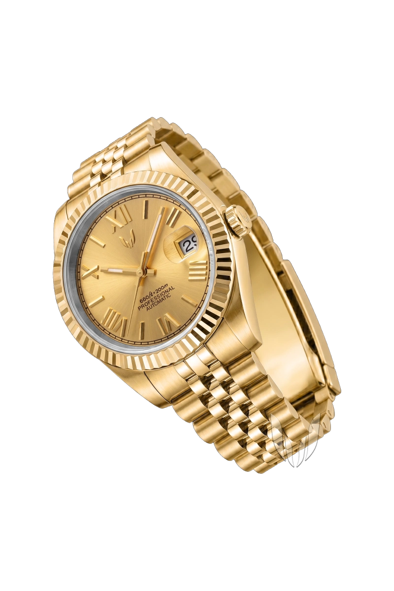 Image of Custom Datejust Gold Roman - SKYRIM WRIST 