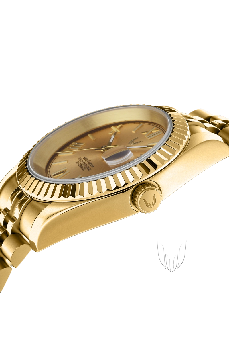 Image of Custom Datejust Gold Roman - SKYRIM WRIST 