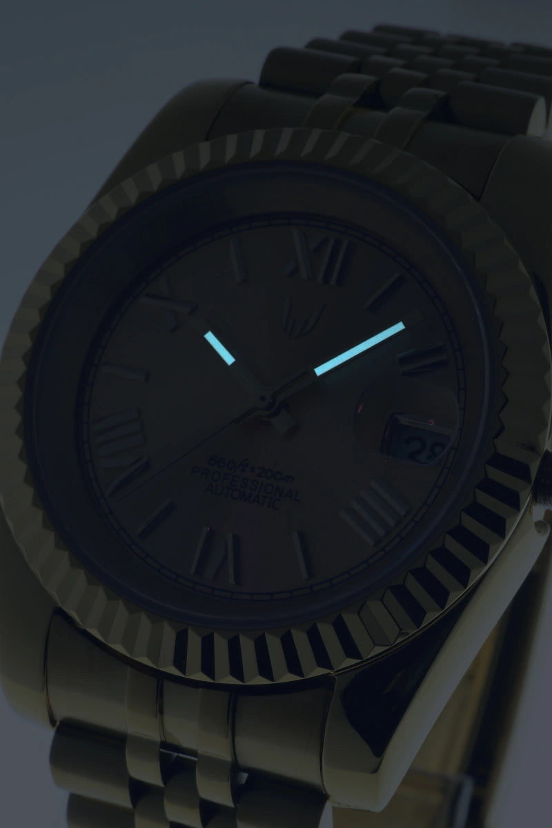 Image of Custom Datejust Gold Roman - SKYRIM WRIST 