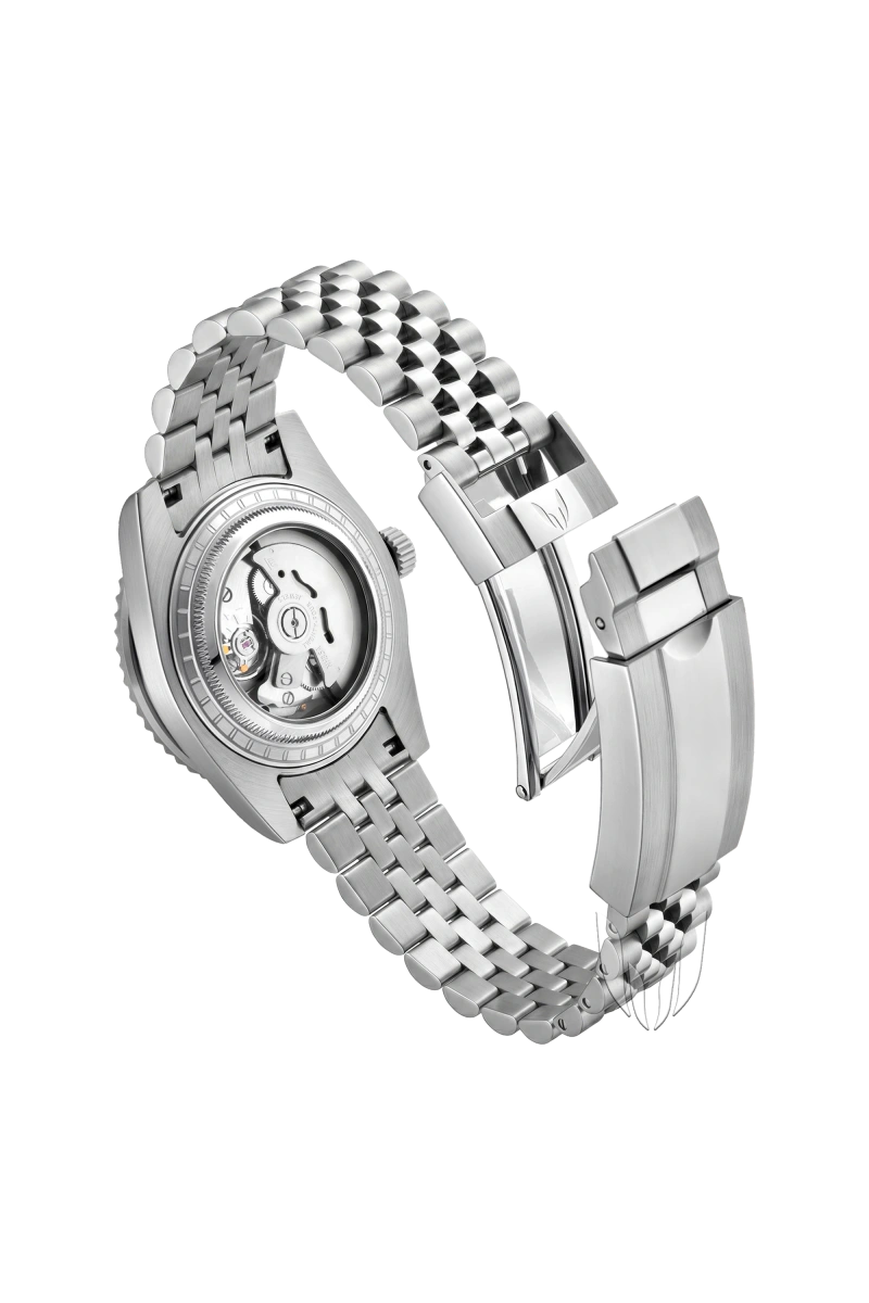 Image of Custom Datejust Roman Silver - SKYRIM WRIST 