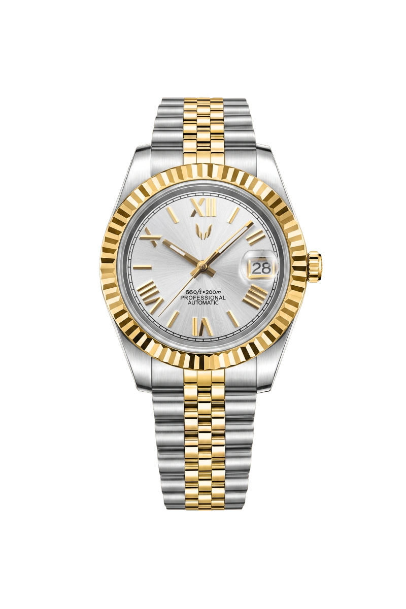 Image of Custom Datejust Two-Tone Gold Roman - SKYRIM WRIST 