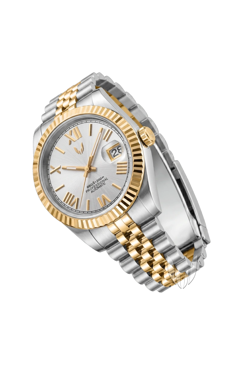 Image of Custom Datejust Two-Tone Gold Roman - SKYRIM WRIST 