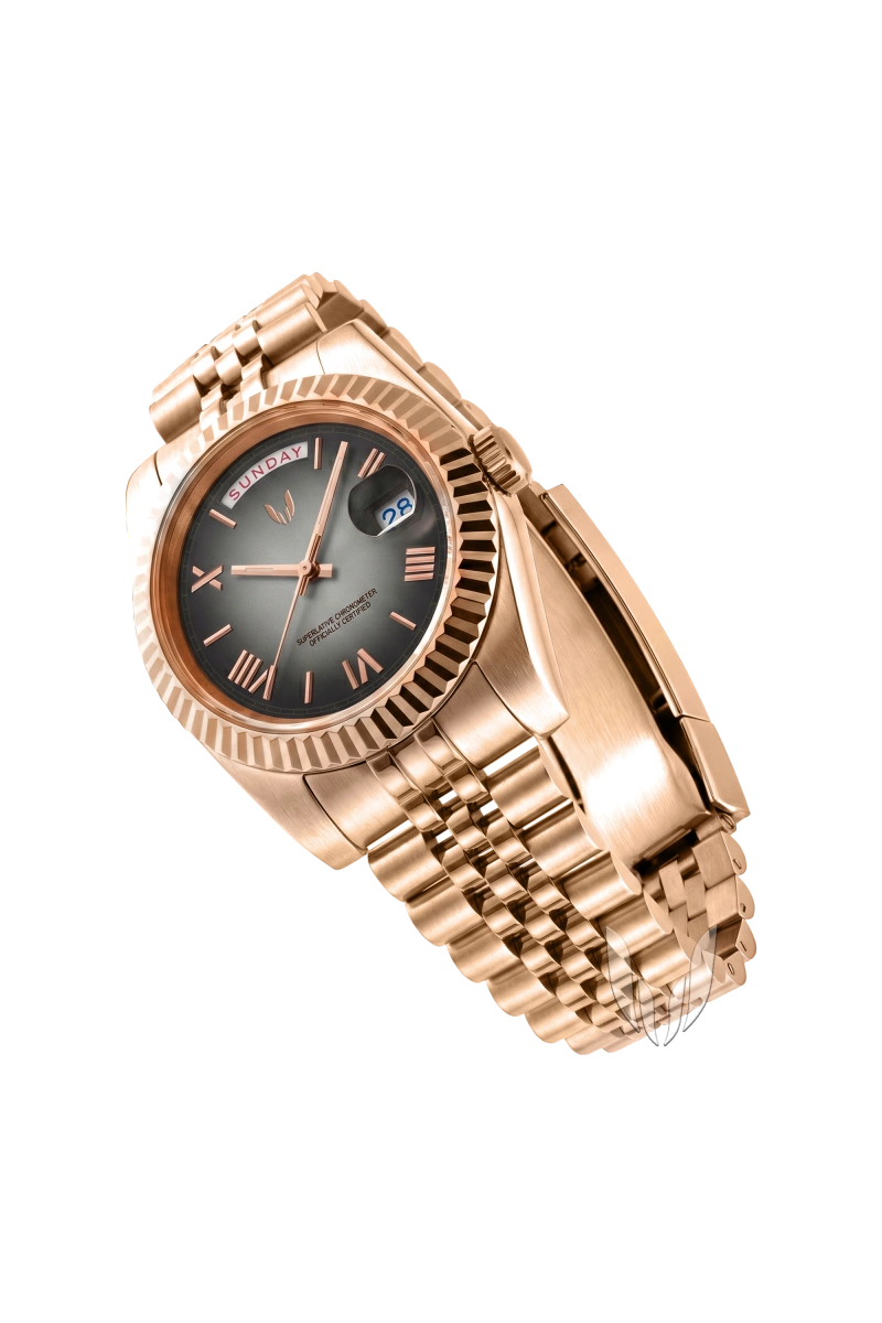 Image of Custom Day-Date Rose Gold Mocha