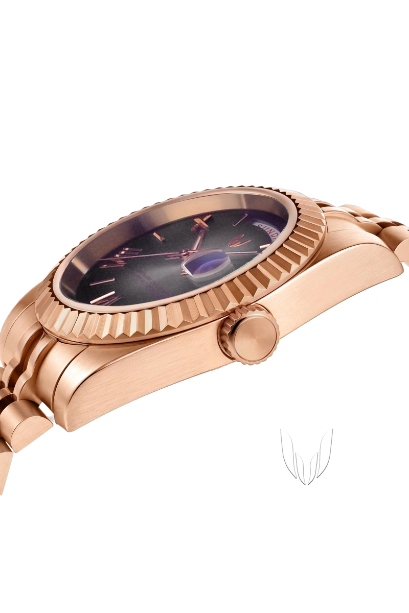 Image of Custom Day-Date Rose Gold Mocha