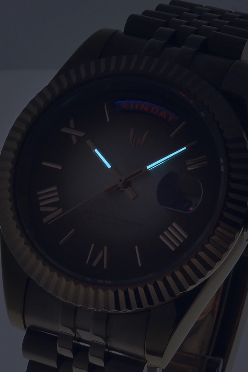 Image of Custom Day-Date Rose Gold Mocha