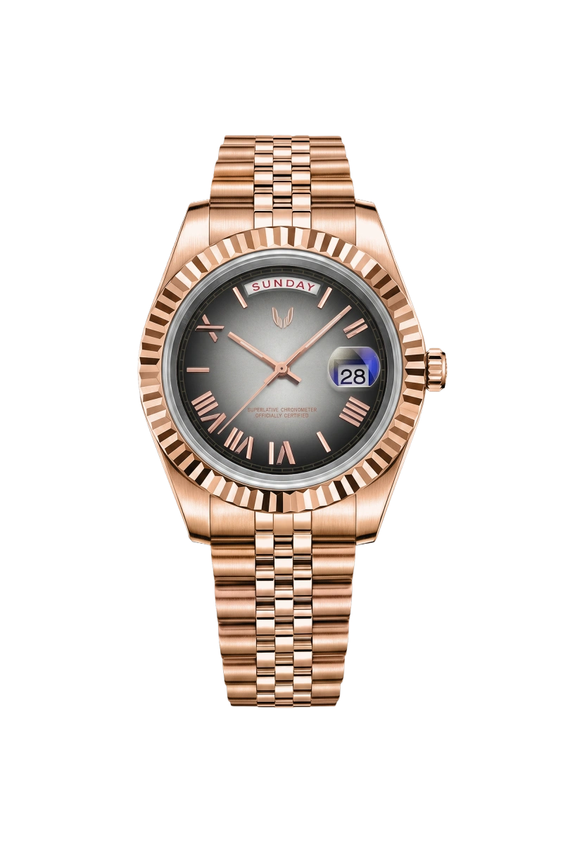 Image of Custom Day-Date Rose Gold Mocha