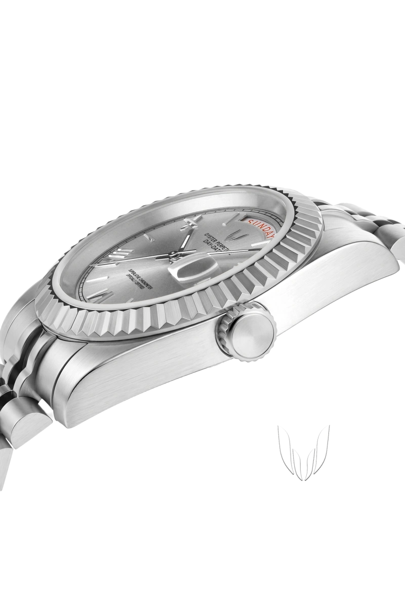 Image of Custom Day-Date Silver - SKYRIM WRIST 