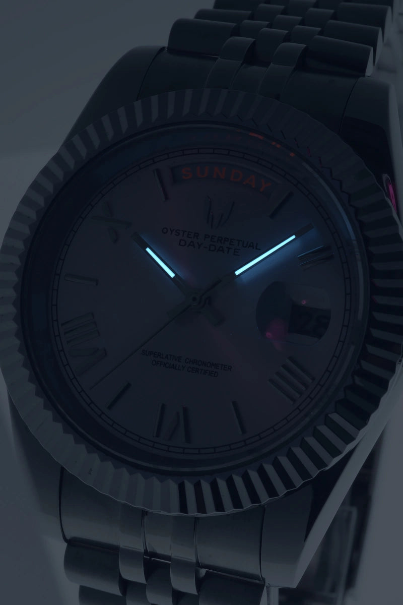 Image of Custom Day-Date Silver - SKYRIM WRIST 