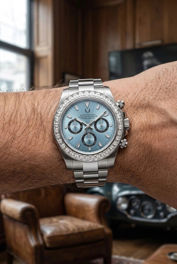 Image of Daytona White Perla Diamante personalizado