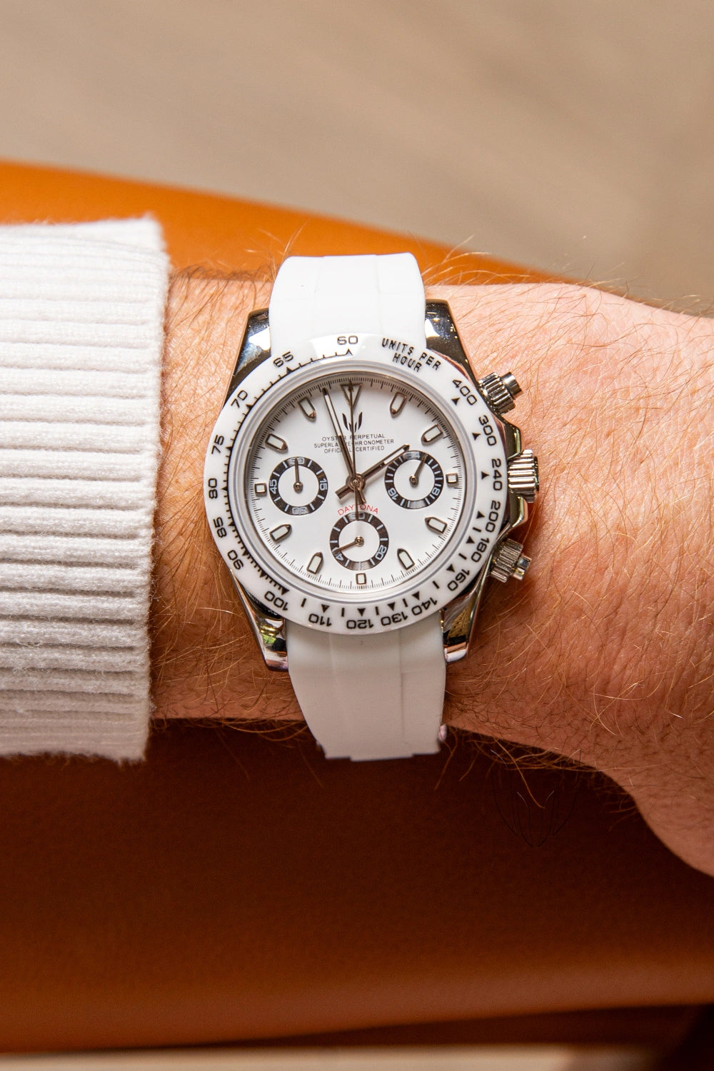 Image of Custom Daytona Snow White II - SKYRIM WRIST 