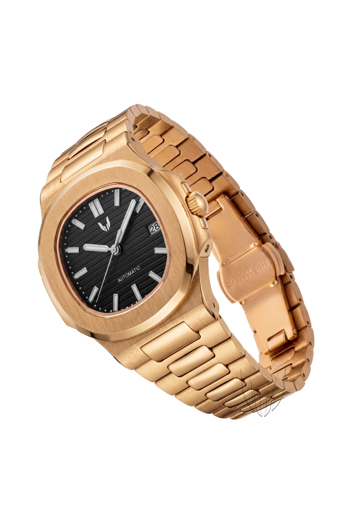 Image of Custom Nautilus Rose Gold Black - SKYRIM WRIST 