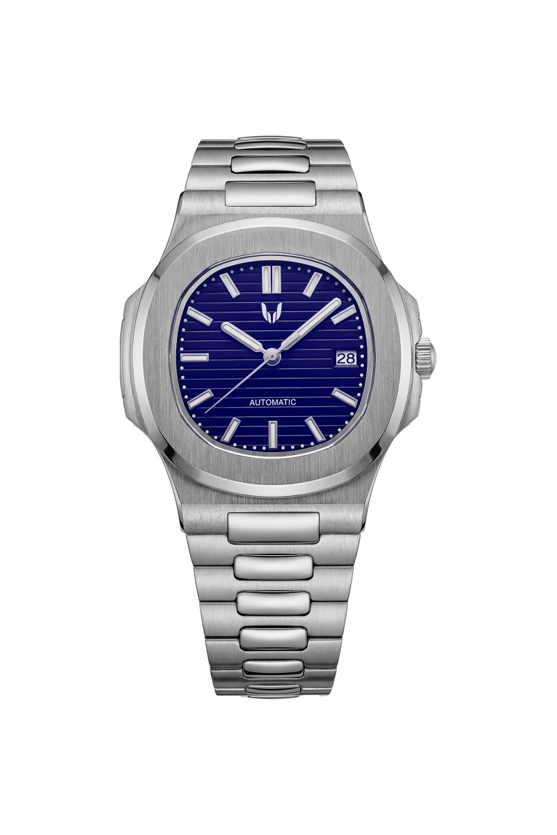 Image of Custom Nautilus Silver Blue - SKYRIM WRIST 
