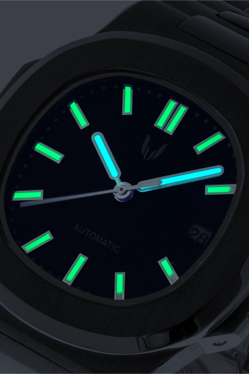 Image of Custom Nautilus Silver Blue - SKYRIM WRIST 