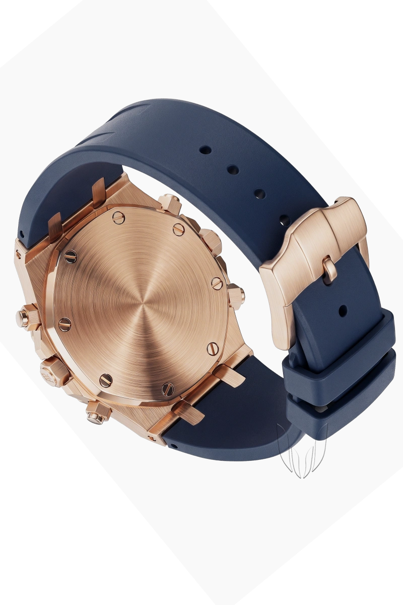 Image of Custom Royal Oak Blue Gold Chrono - SKYRIM WRIST 