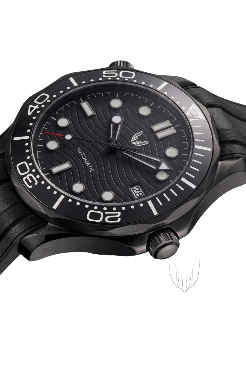 Image of Custom Seamaster Black Wave II - SKYRIM WRIST 