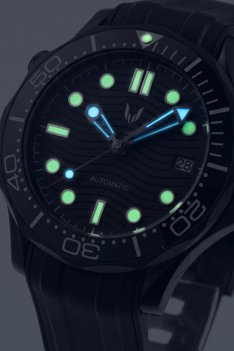 Image of Custom Seamaster Black Wave II - SKYRIM WRIST 