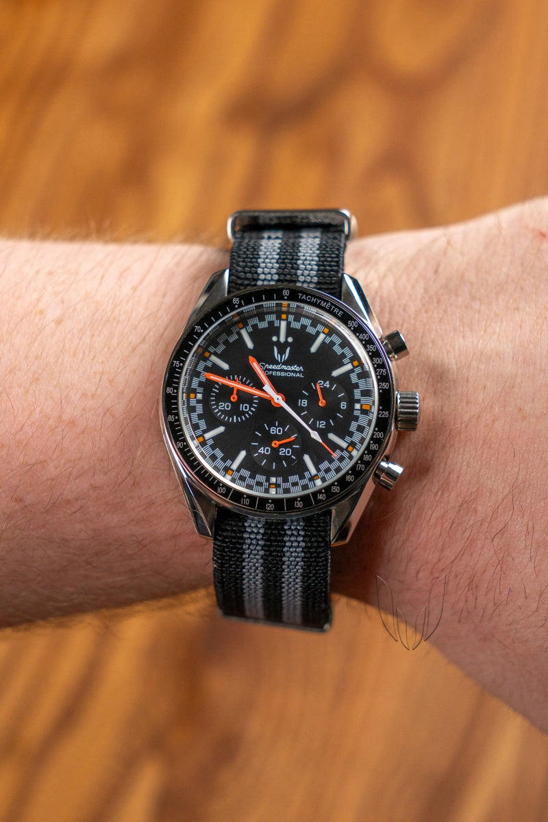 Image of Custom Speedmaster  Rally Stripe - SKYRIM WRIST 
