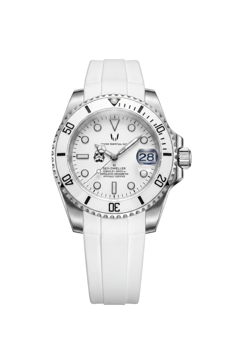 Image of Custom Yacht-Master Star-War White - SKYRIM WRIST 