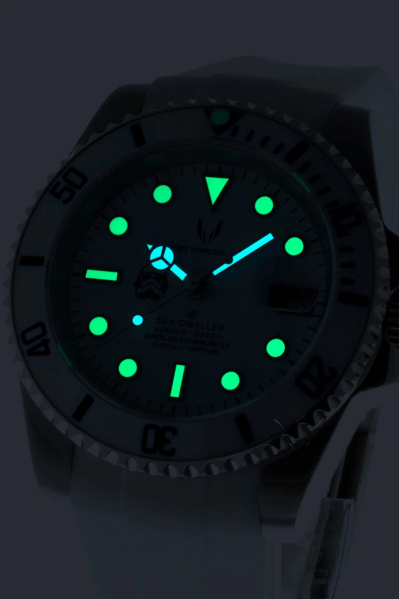 Image of Custom Yacht-Master Star-War White - SKYRIM WRIST 