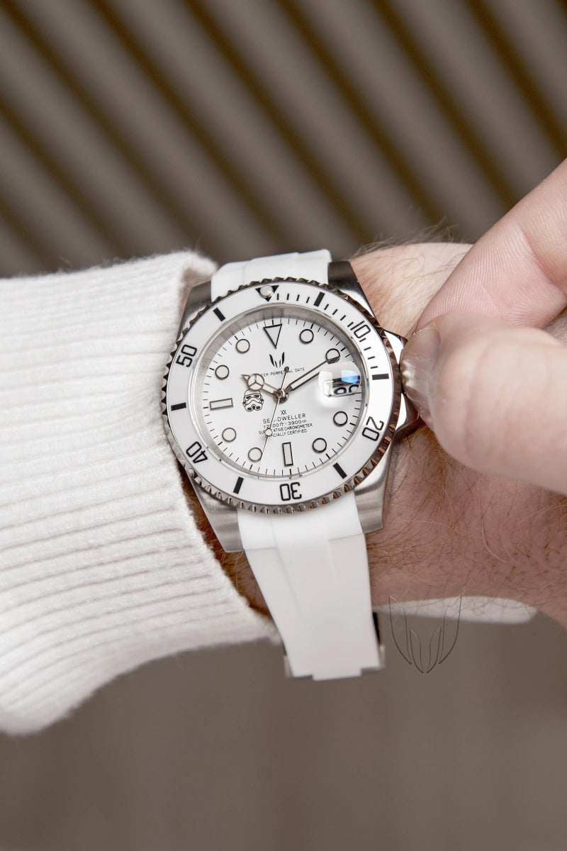 Image of Custom Yacht-Master Star-War White - SKYRIM WRIST 