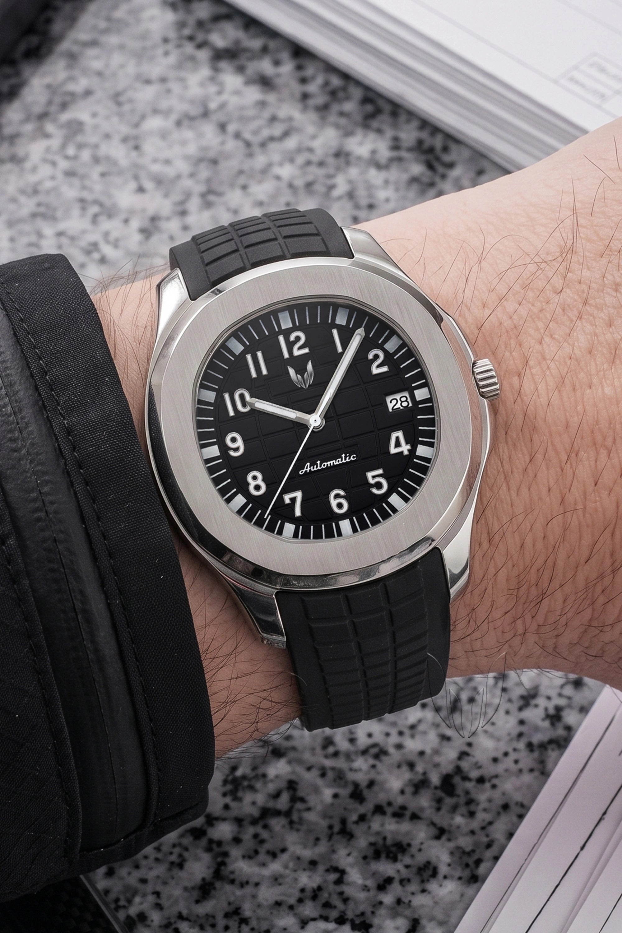 Image of Custom Aquanut Black - SKYRIM WRIST