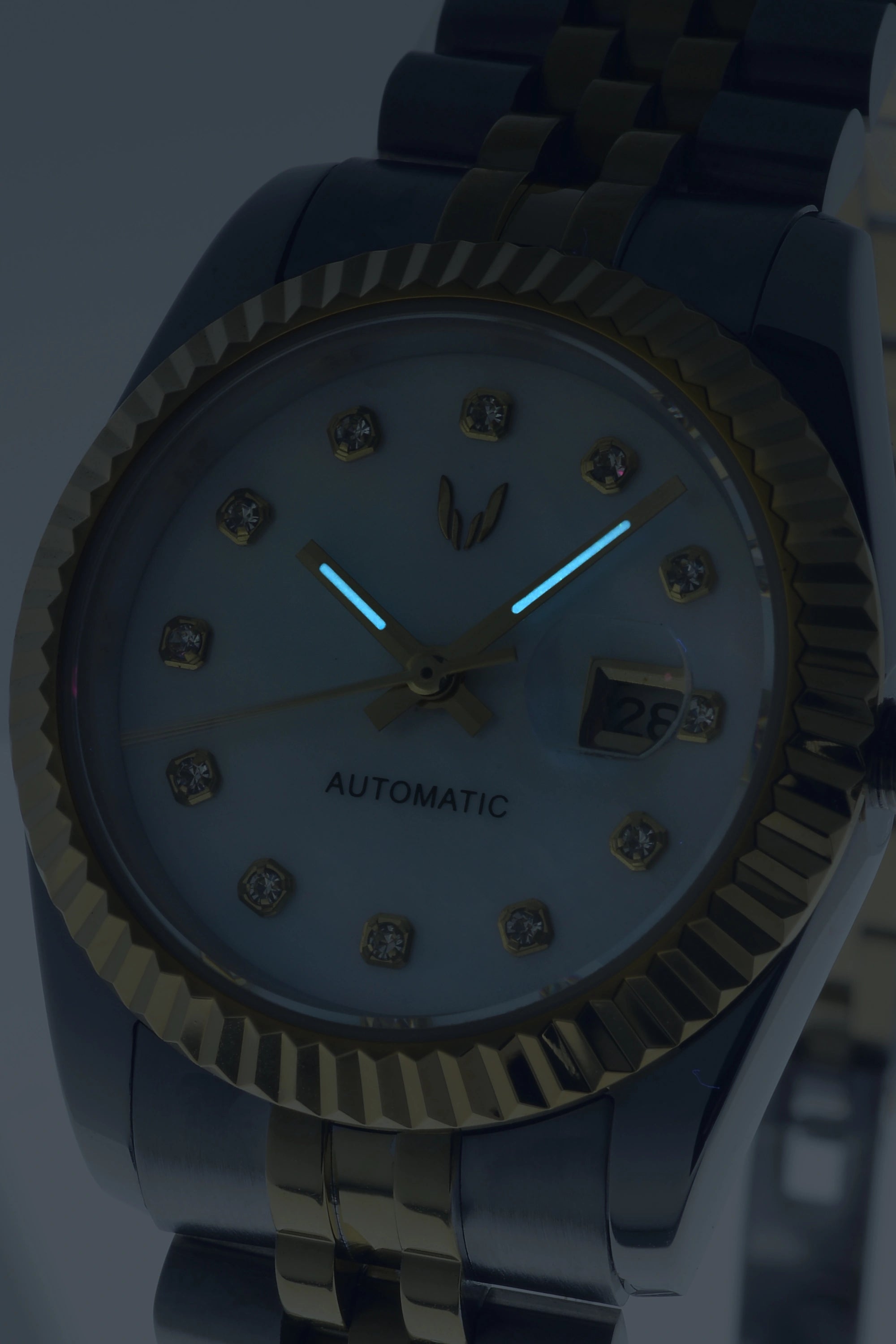 Image of Custom Datejust Two Tone Pearl- 31mm - SKYRIM WRIST