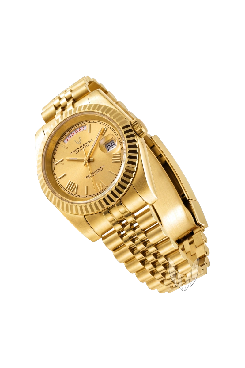 Image of Custom Day-Date Gold - SKYRIM WRIST 