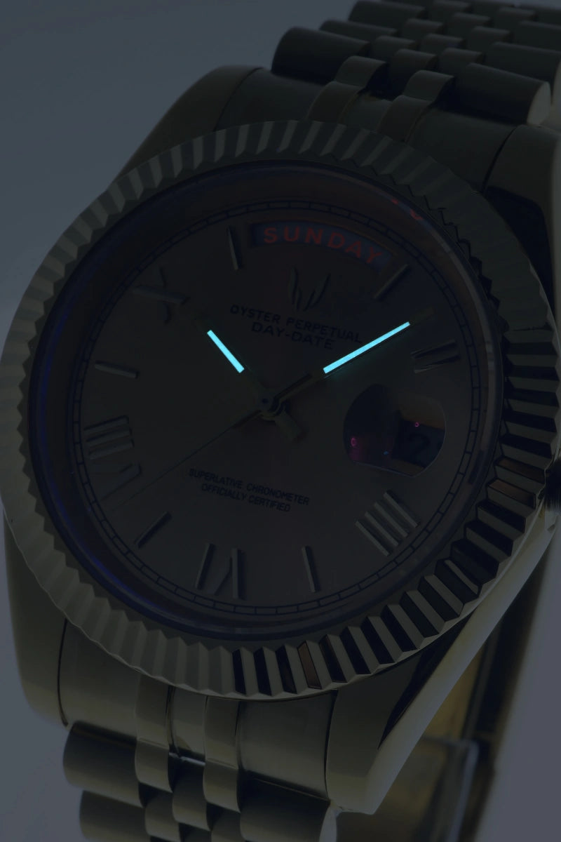 Image of Custom Day-Date Gold - SKYRIM WRIST 