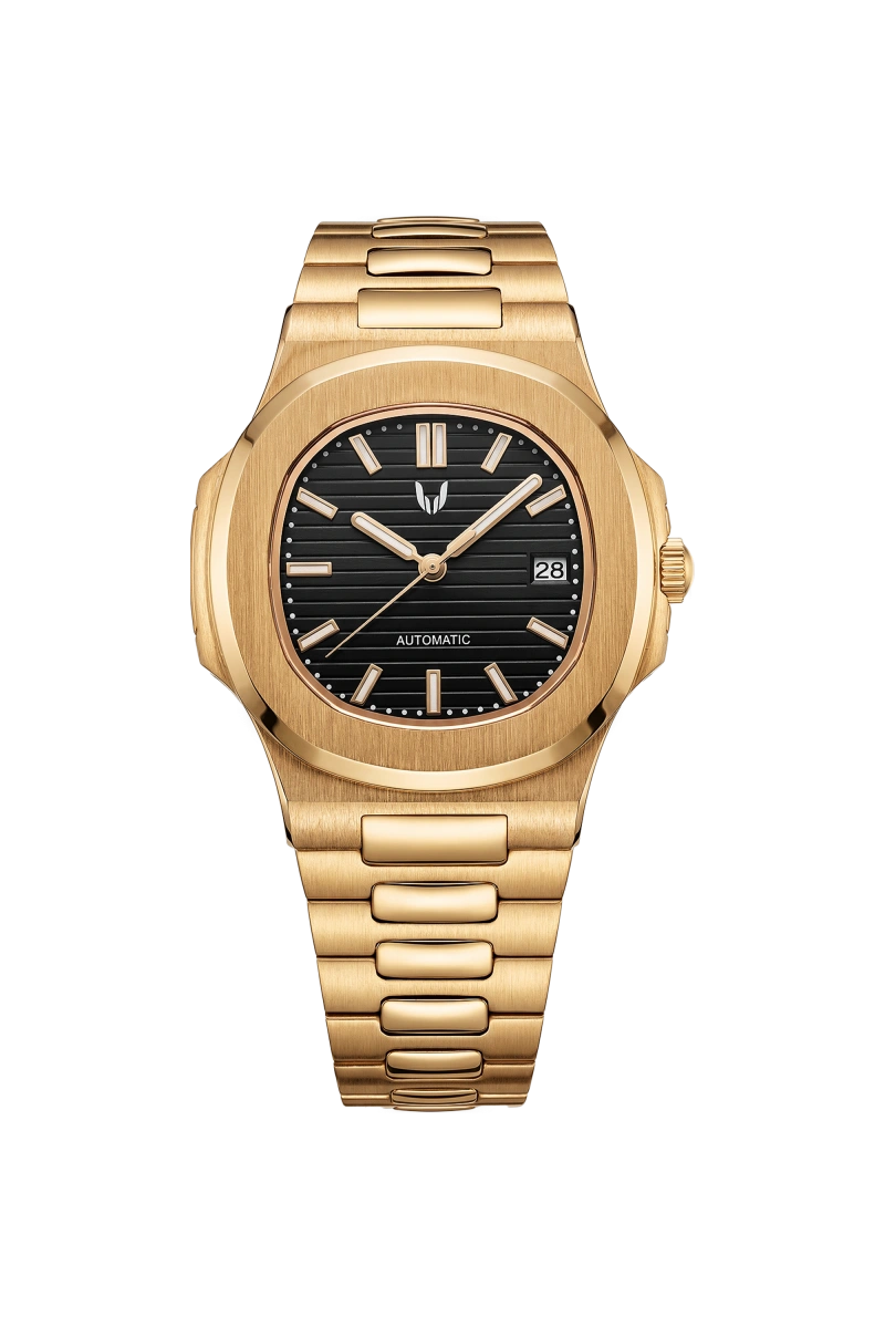 Image of Custom Nautilus Rose Gold Black - SKYRIM WRIST 