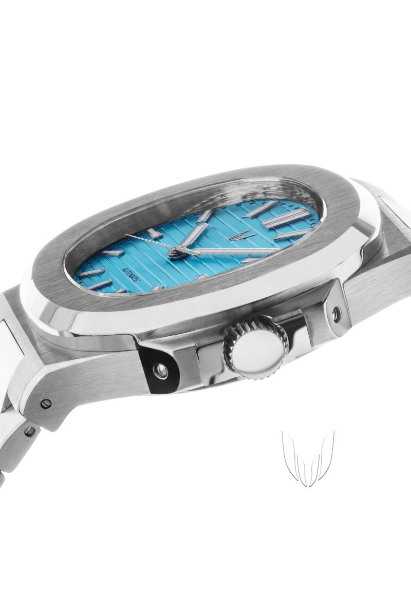 Image of Custom Nautilus Silver Tiffany Blue - SKYRIM WRIST 