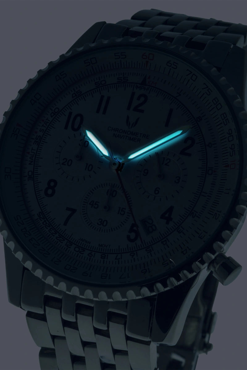 Image of Custom Navitimer White