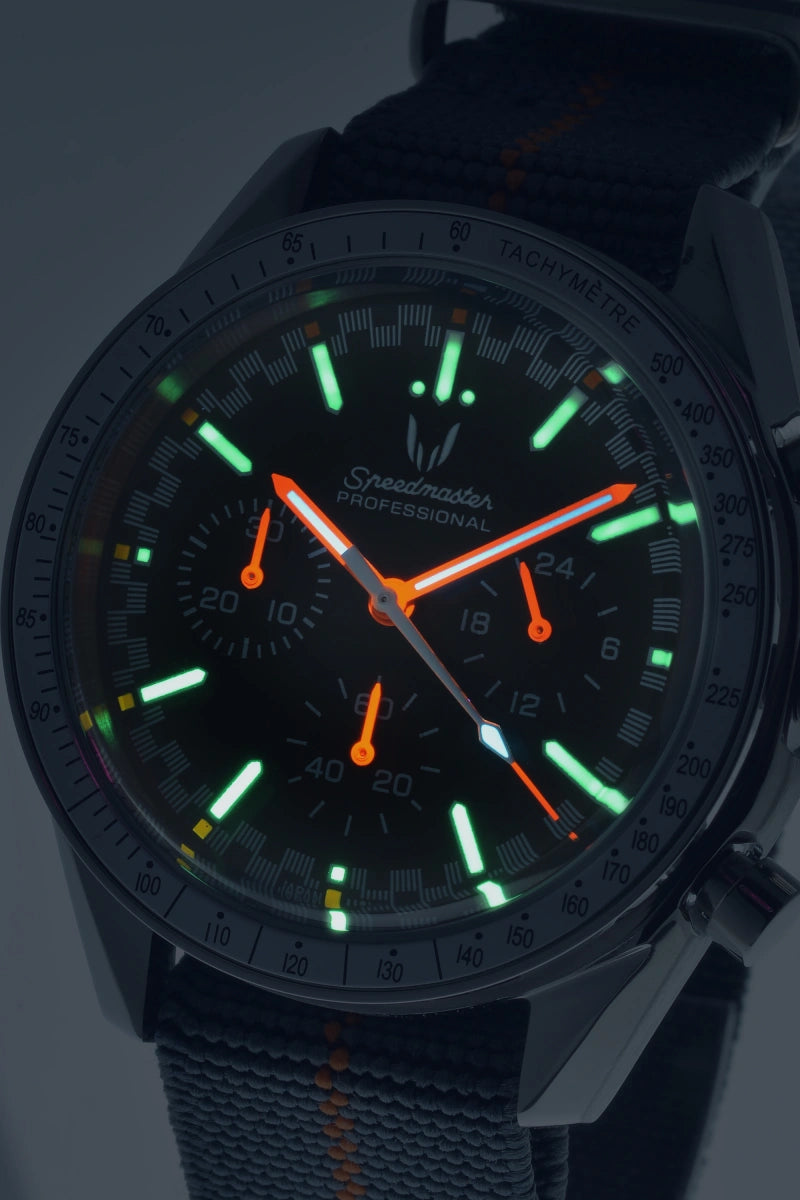 Image of Custom Speedmaster Motosport Orange - SKYRIM WRIST 