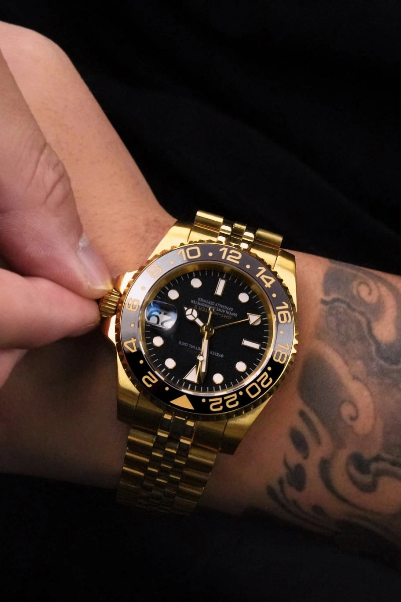 Mod GMT-Master II Gold Watch