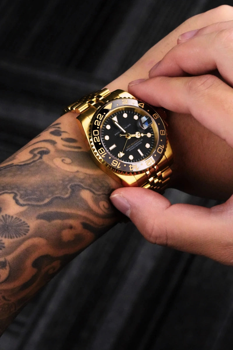 Mod GMT-Master II Gold Watch