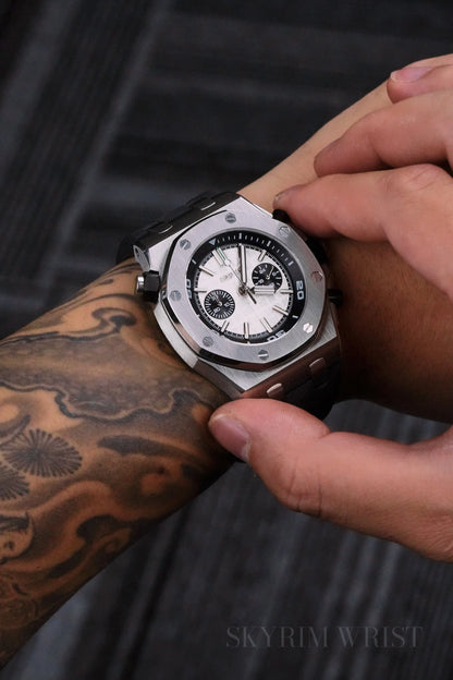 Mod Royal Oak Diver Silver - SKYRIM WRIST 