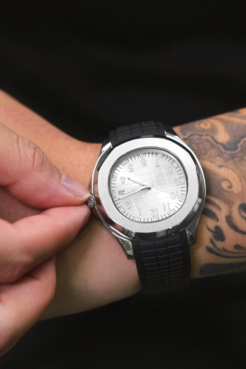 Mod Aquanaut Silver Watch