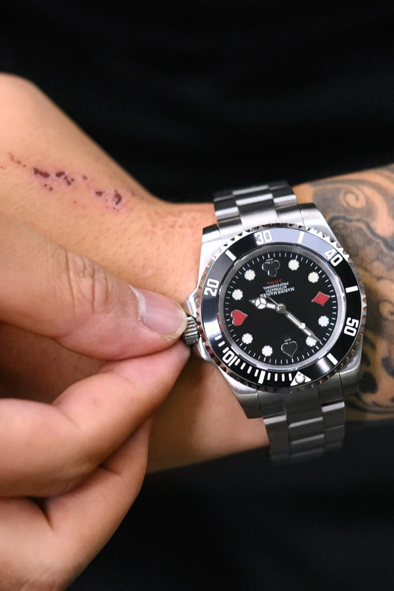 Mod Submariner - Card Master Black Watch - SKYRIM WRIST 