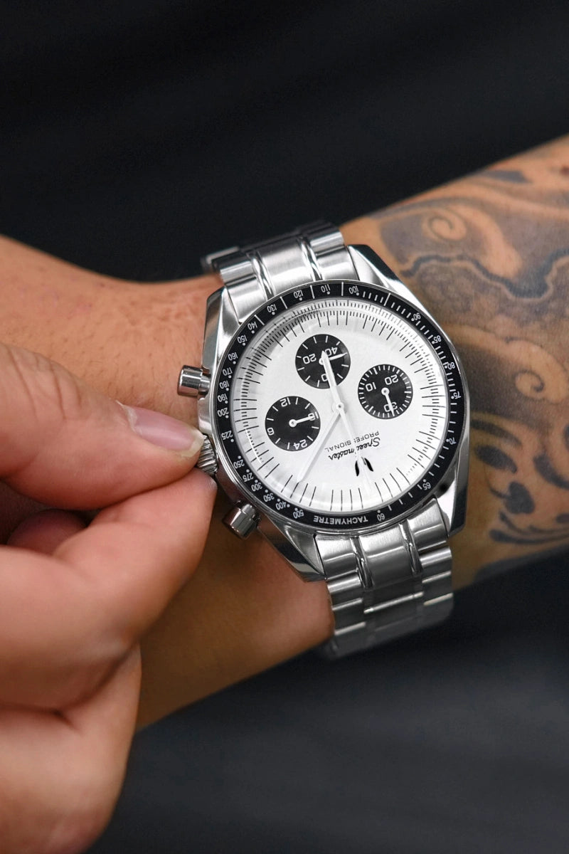 Image of Prophecy Speedmaster Panda Chrono S - SKYRIM WRIST 