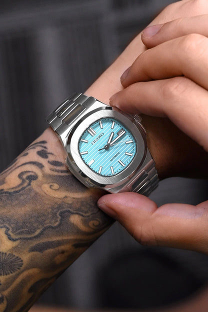 Mod Nautilus Silver Tiffany Blue - SKYRIM WRIST 