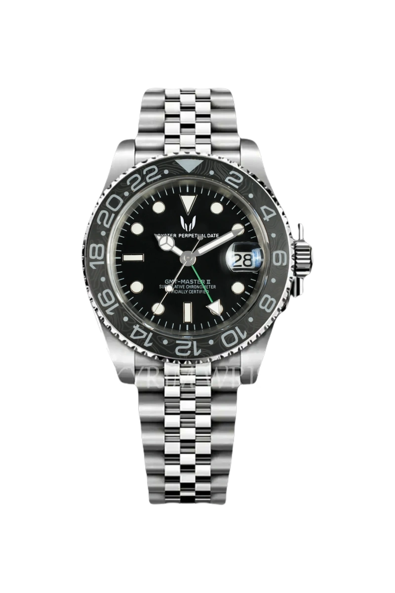 Image of Oracle GMT Bruce Wayen Carbon Fiber Bezel - SKYRIM WRIST 